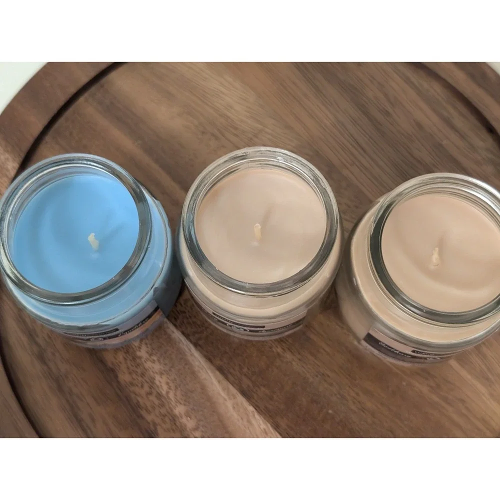 Luminessense Balance Soothing (2) Scented Aromatherapy Jar Candles, 3oz Set Of 3